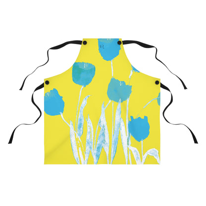 Miriam Rose "Turquoise Tulips" Apron