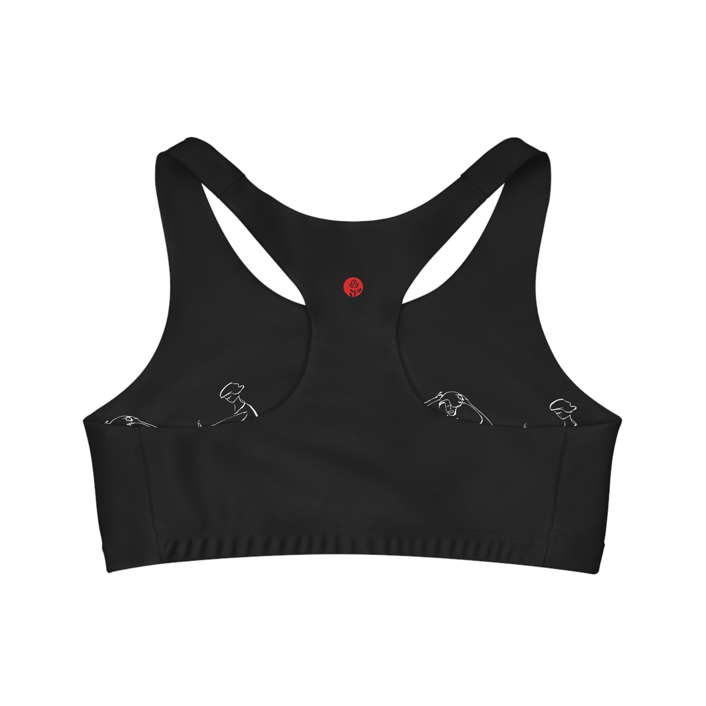 Miriam Rose Seamless Sports Bra (#MRSSBBLK)