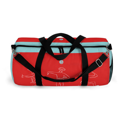 Miriam Rose "Interpretive Dance" WKNDR Duffle Bag (Red / Cyan)