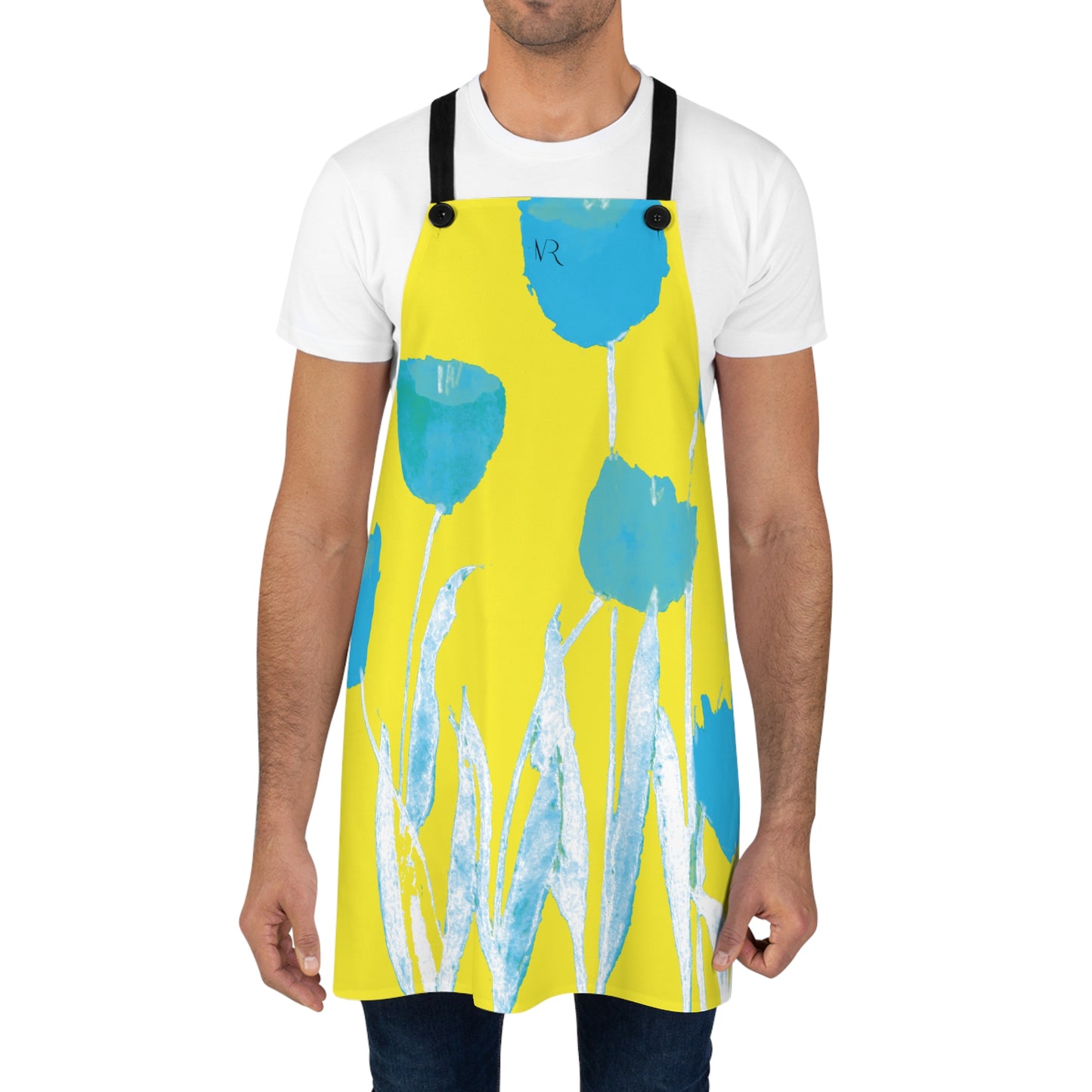 Miriam Rose "Turquoise Tulips" Apron