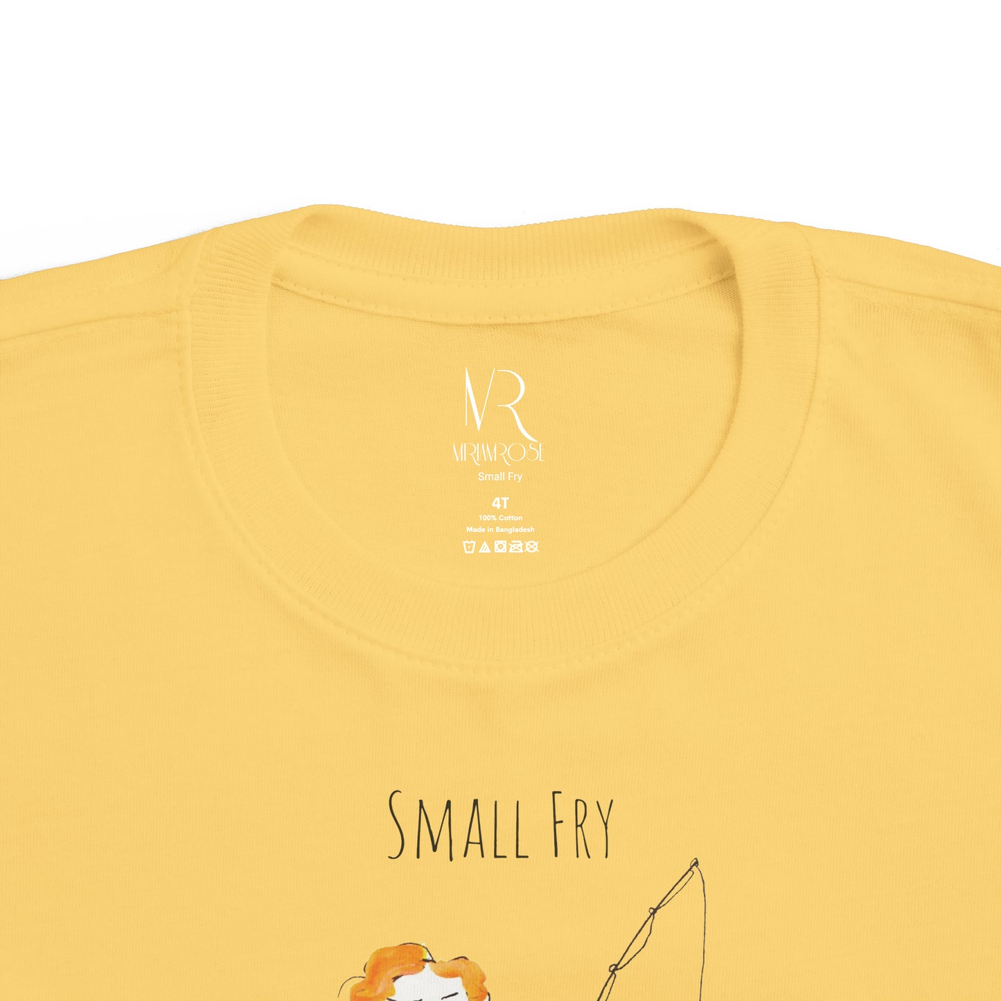 Miriam Rose Toddler "Small Fry" 100% Cotton Unisex T-Shirt (+8 colors)