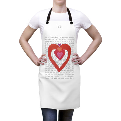 Miriam Rose "How Do I Love Thee?" Apron