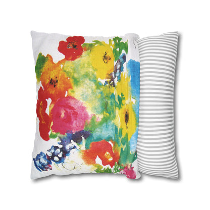 Miriam Rose "Spring Flowers"  IndoorAccent Pillow Cover