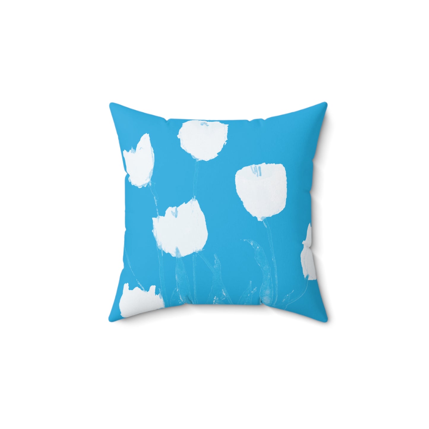 Miriam Rose "White Tulips" Indoor Accent Pillow