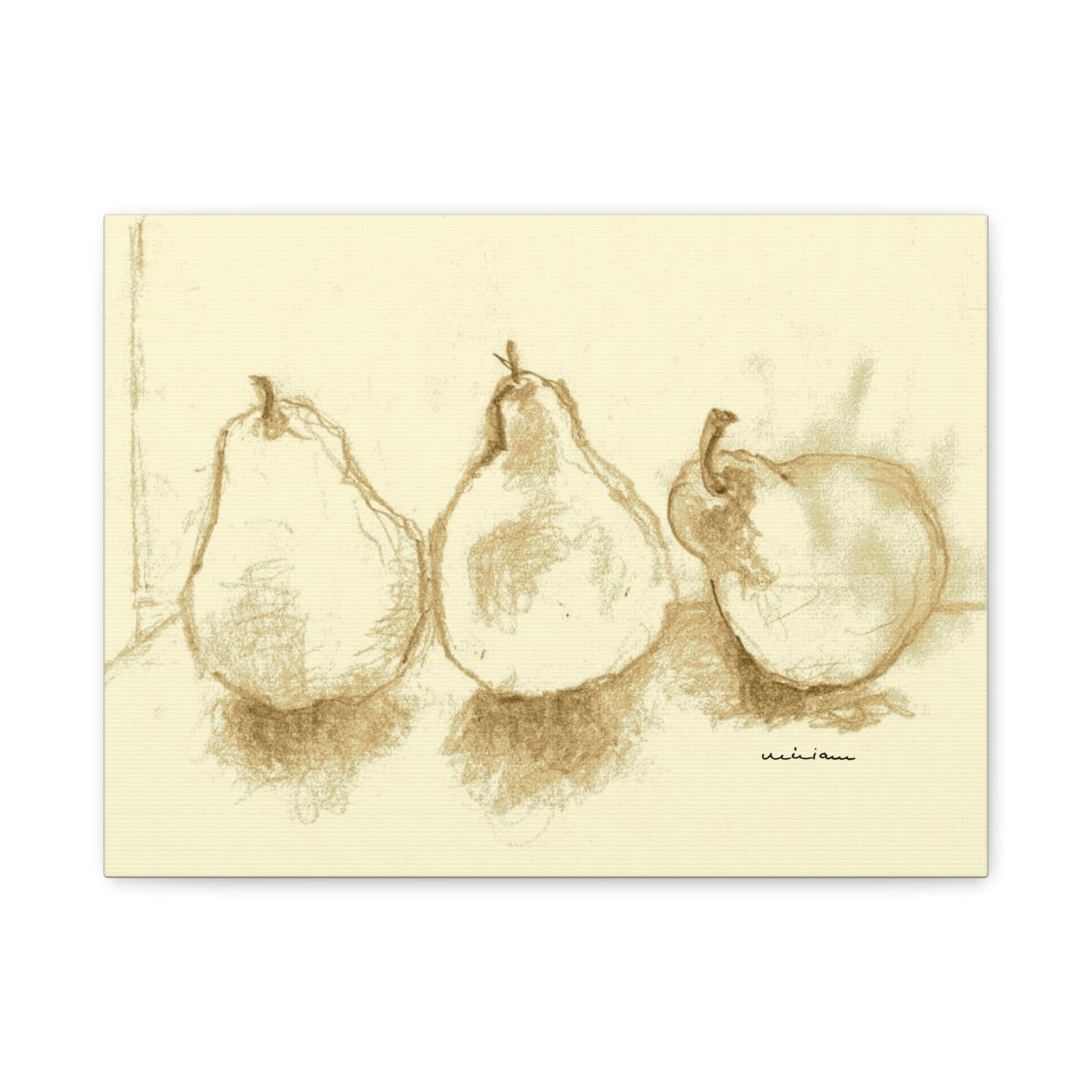 Miriam Rose "A Pear Plus One" Fine Art Print