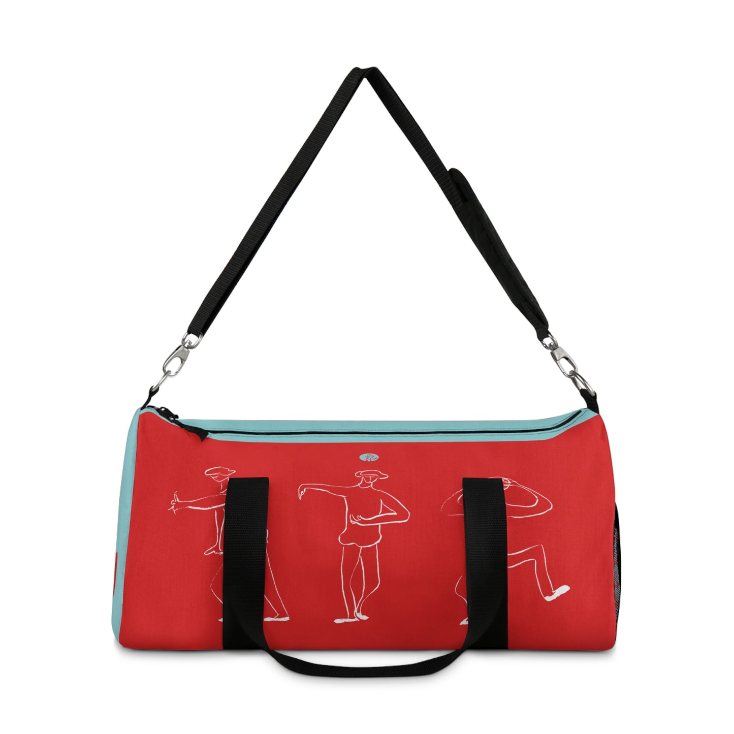 Miriam Rose "Interpretive Dance" WKNDR Duffle Bag (Red / Cyan)