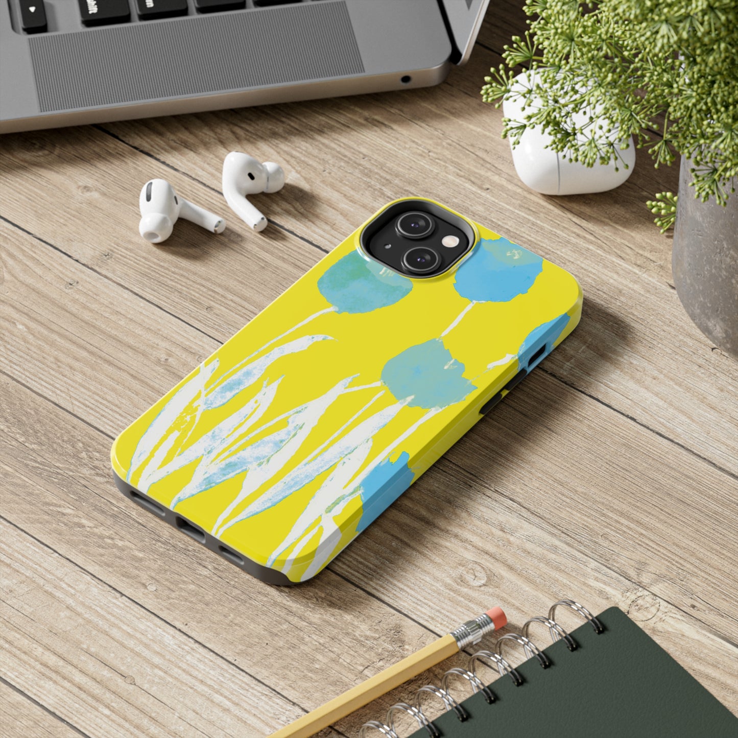 Miriam Rose "Turquoise Tulips" Phone Case