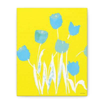 Miriam Rose "Turquoise Tulips" Fine Art Print