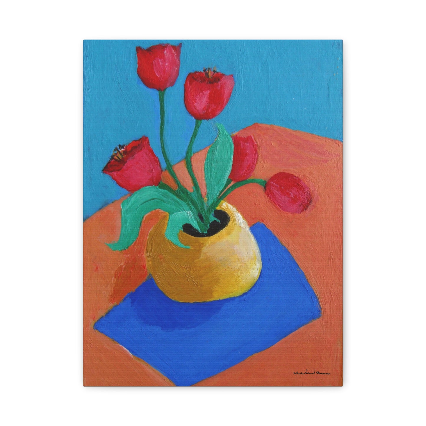 Miriam Rose "Abstract Tulips" Fine Art Print