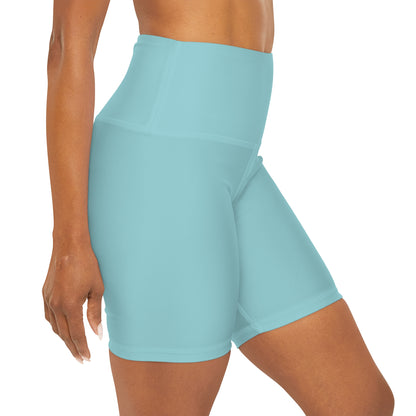 Miriam Rose High Waisted Yoga Shorts (#MRHWYSLBL)