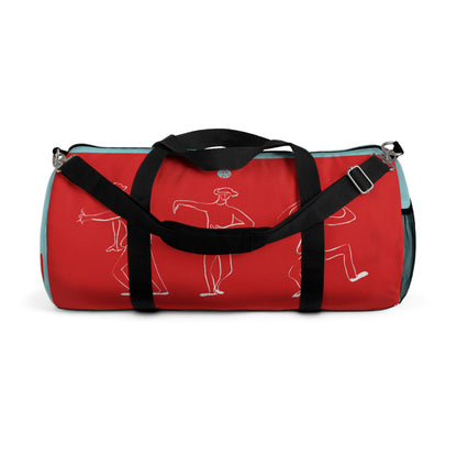 Miriam Rose "Interpretive Dance" WKNDR Duffle Bag (Red / Cyan)