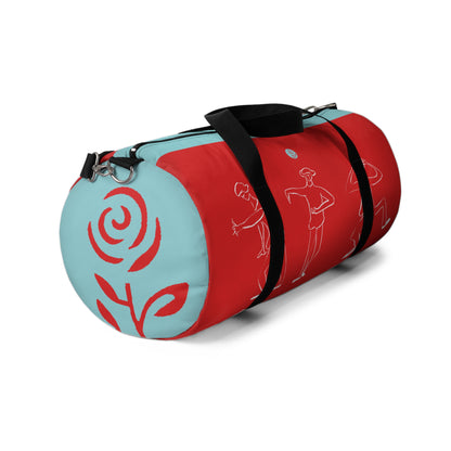 Miriam Rose "Interpretive Dance" WKNDR Duffle Bag (Red / Cyan)