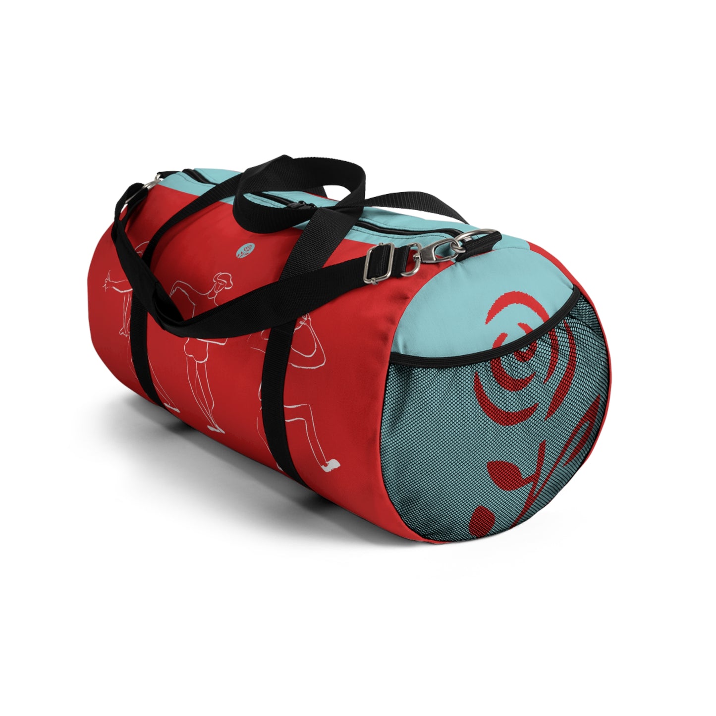 Miriam Rose "Interpretive Dance" WKNDR Duffle Bag (Red / Cyan)