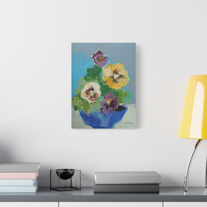 Miriam Rose "Pansies" Fine Art Print