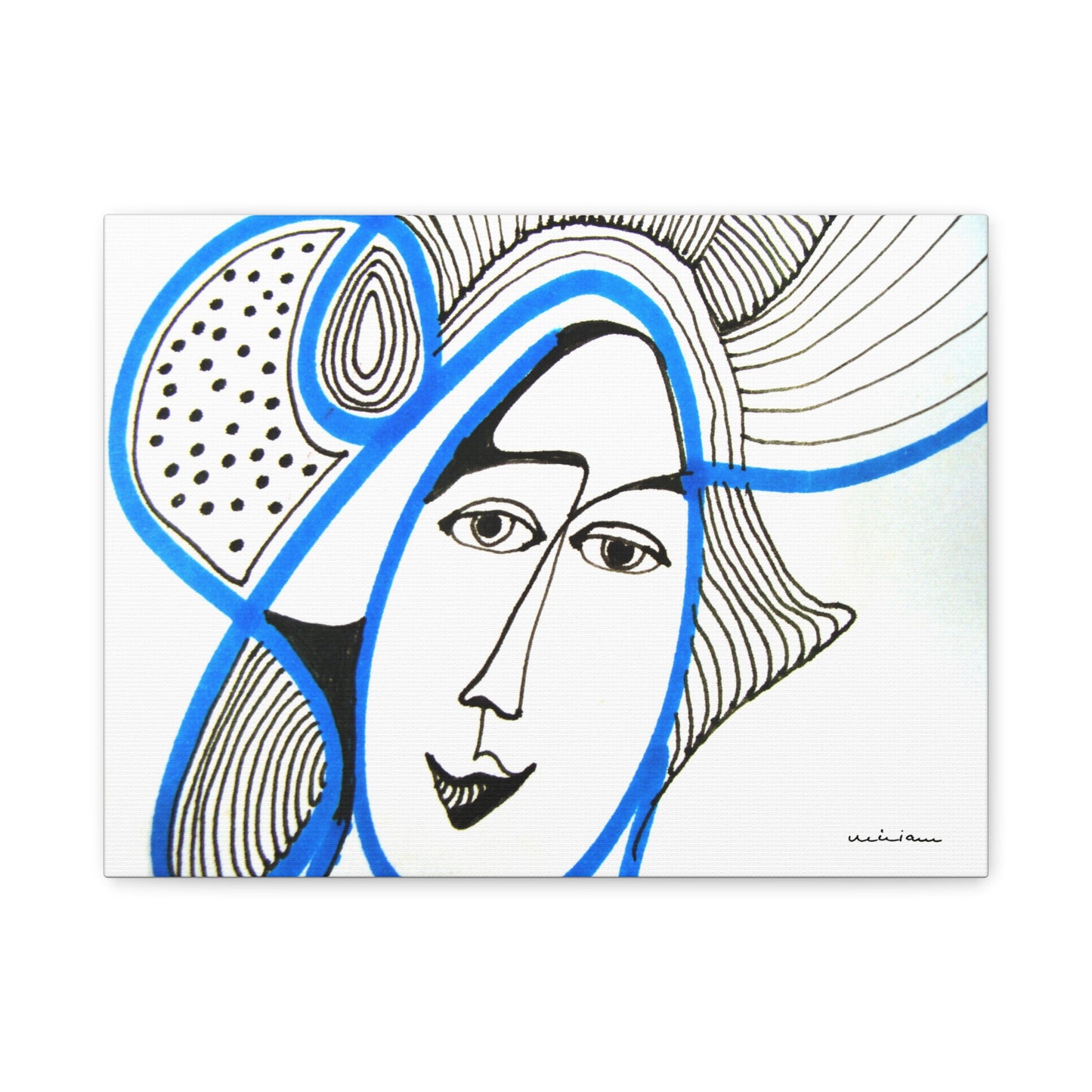 Miriam Rose "Wavy Woman" Fine Art Print