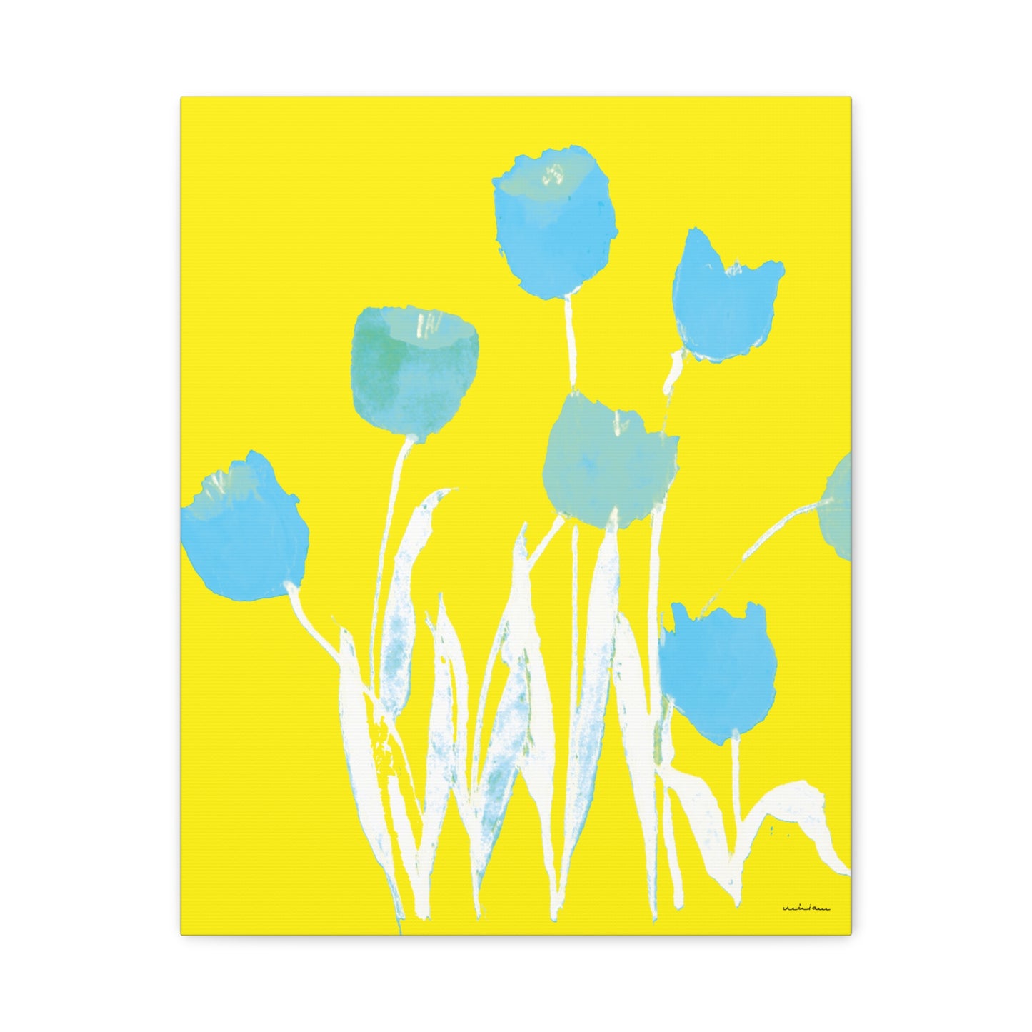 Miriam Rose "Turquoise Tulips" Fine Art Print