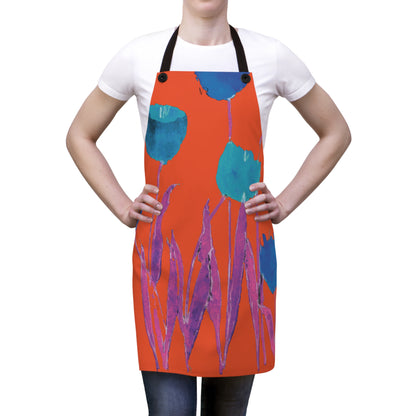 Miriam Rose "Royal Blue Tulips" Apron