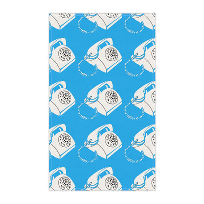 Miriam Rose "Dial Up Nostalgia" Cotton Twill Kitchen Towel