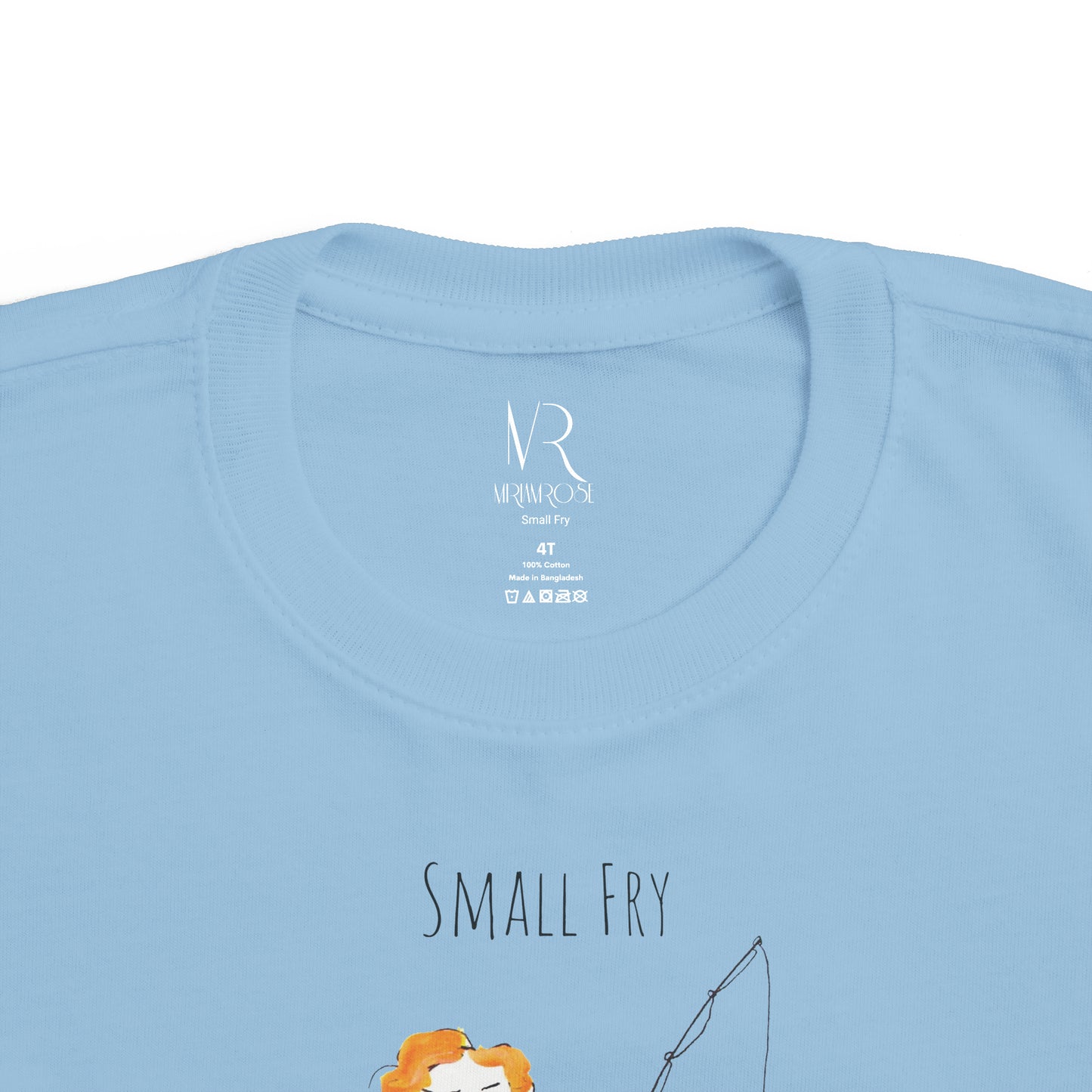 Miriam Rose Toddler "Small Fry" 100% Cotton Unisex T-Shirt (+8 colors)