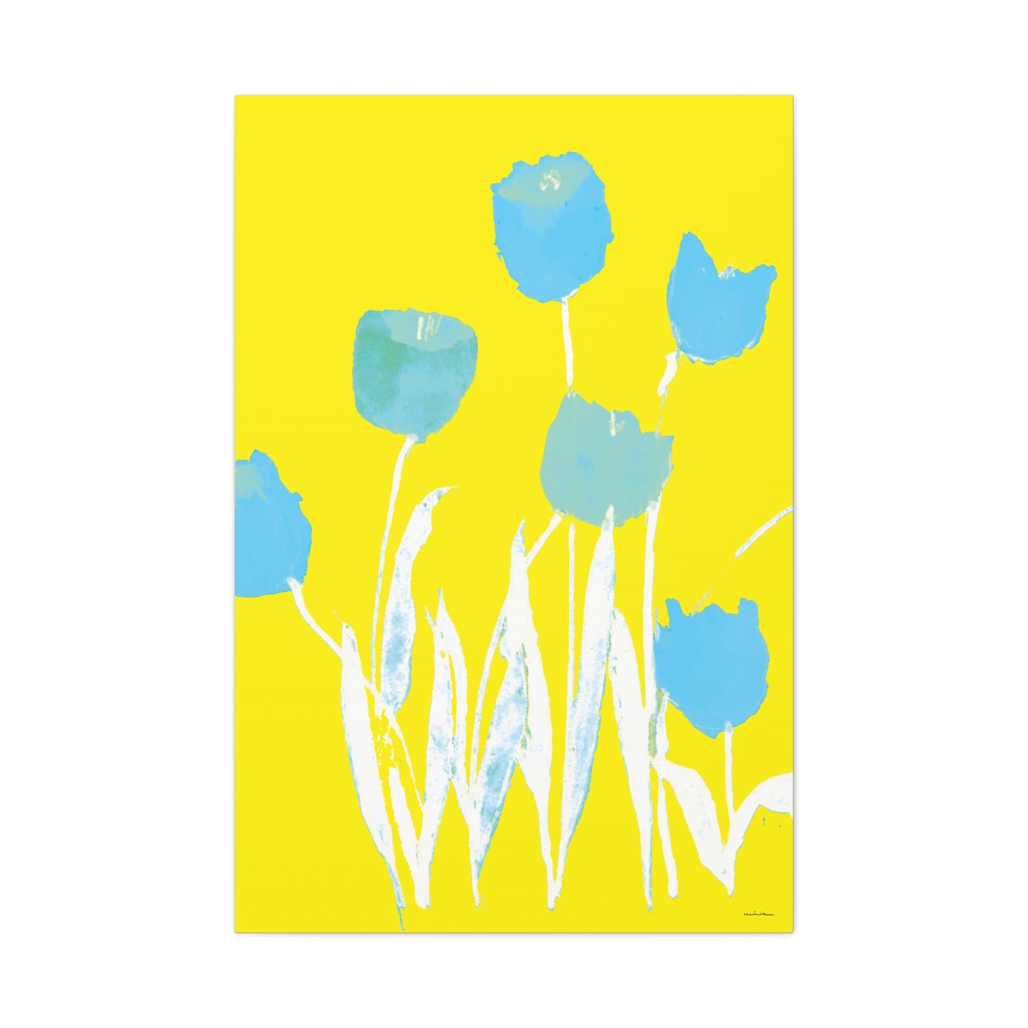 Miriam Rose "Turquoise Tulips" Fine Art Print