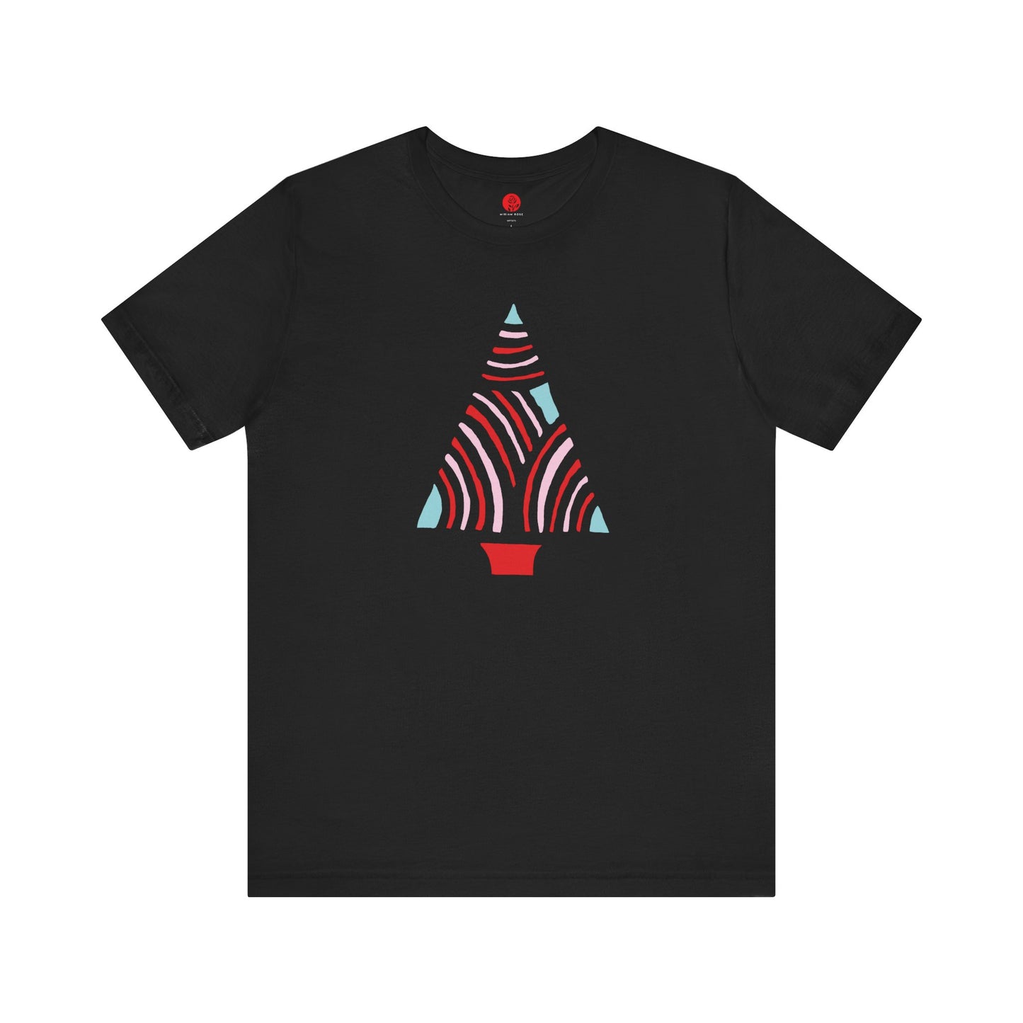 Miriam Rose "Abstract Holiday Tree" Unisex Jersey Short Sleeve Tee (MRTS76RCP) (+2 colors)