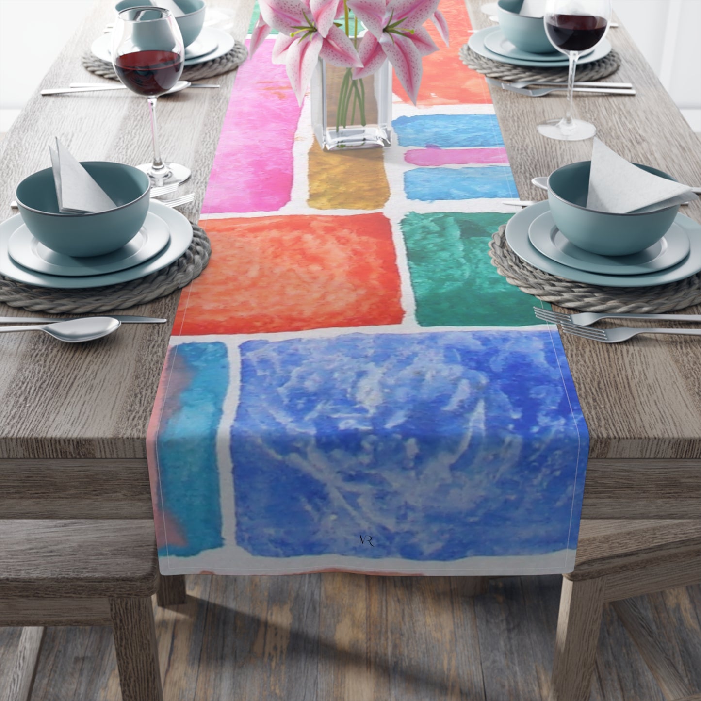 Miriam Rose "Mosaic" Table Runner