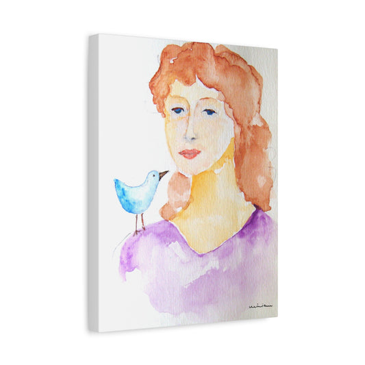 Miriam Rose "A Chirp on Her Shoulder" Fine Art Print