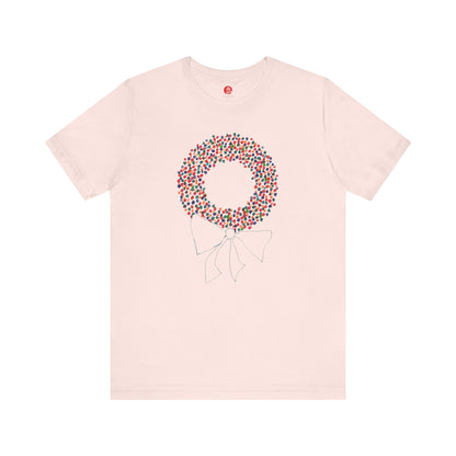 Miriam Rose "Holiday Wreath" Unisex Jersey Short Sleeve Tee (MRTS082HW) (3+ colors)