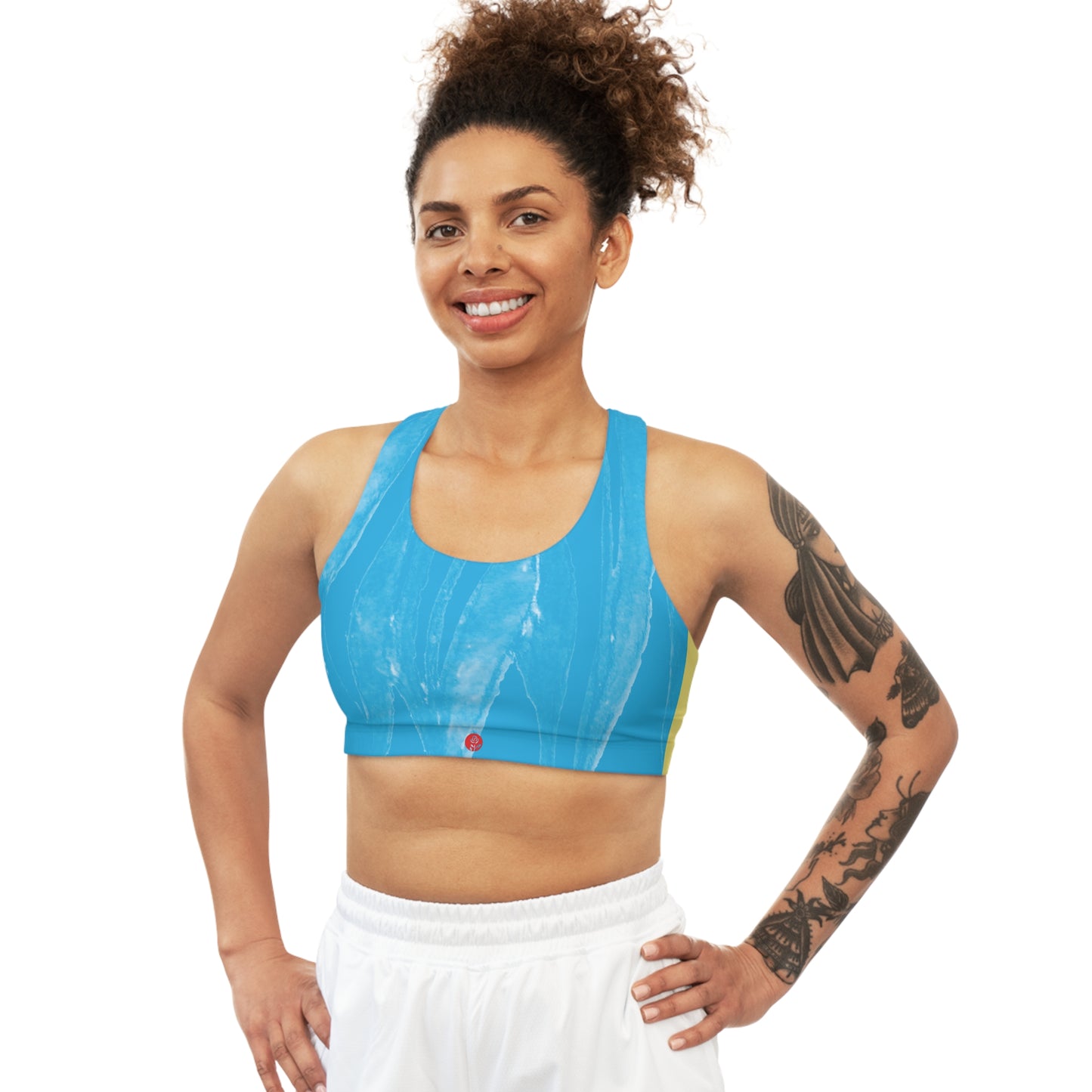 Miriam Rose Seamless Sports Bra (#MRSSB062BL)