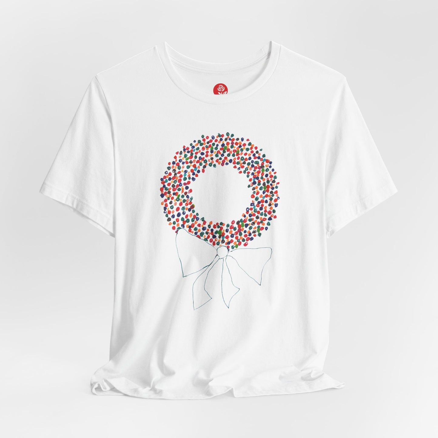 Miriam Rose "Holiday Wreath" Unisex Jersey Short Sleeve Tee (MRTS082HW) (3+ colors)