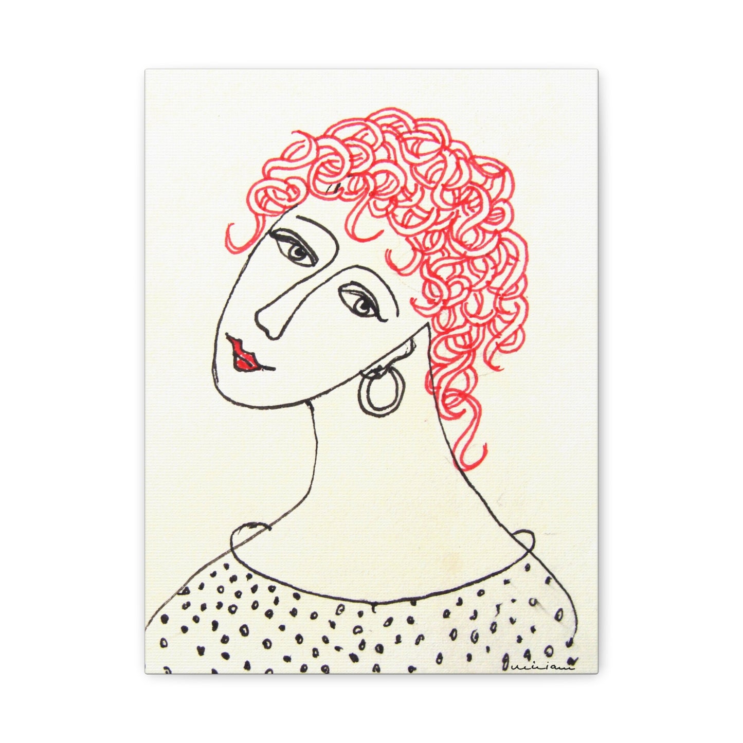 Miriam Rose "Ruby Locks" Fine Art Print