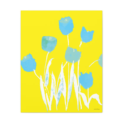 Miriam Rose "Turquoise Tulips" Fine Art Print