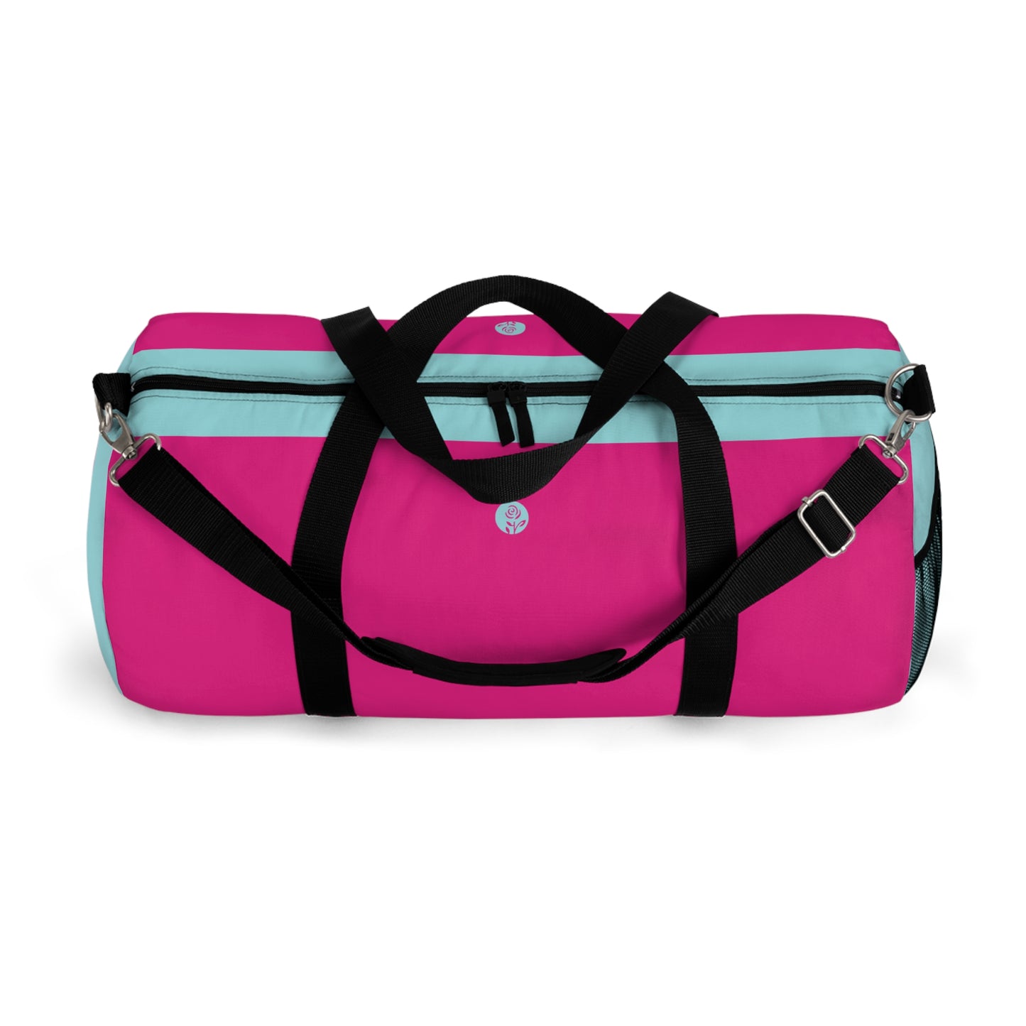 Miriam Rose "Signature" Duffle Bag (Fuchsia / Cyan)