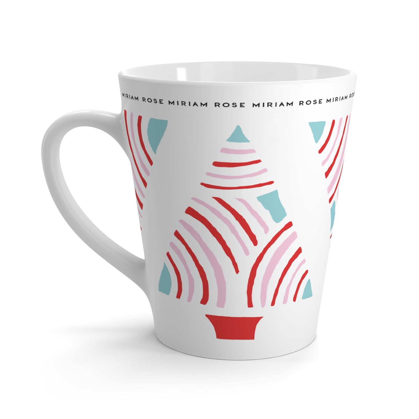 Miriam Rose "Abstract Xmas Tree" Mug (MRM076RCP)