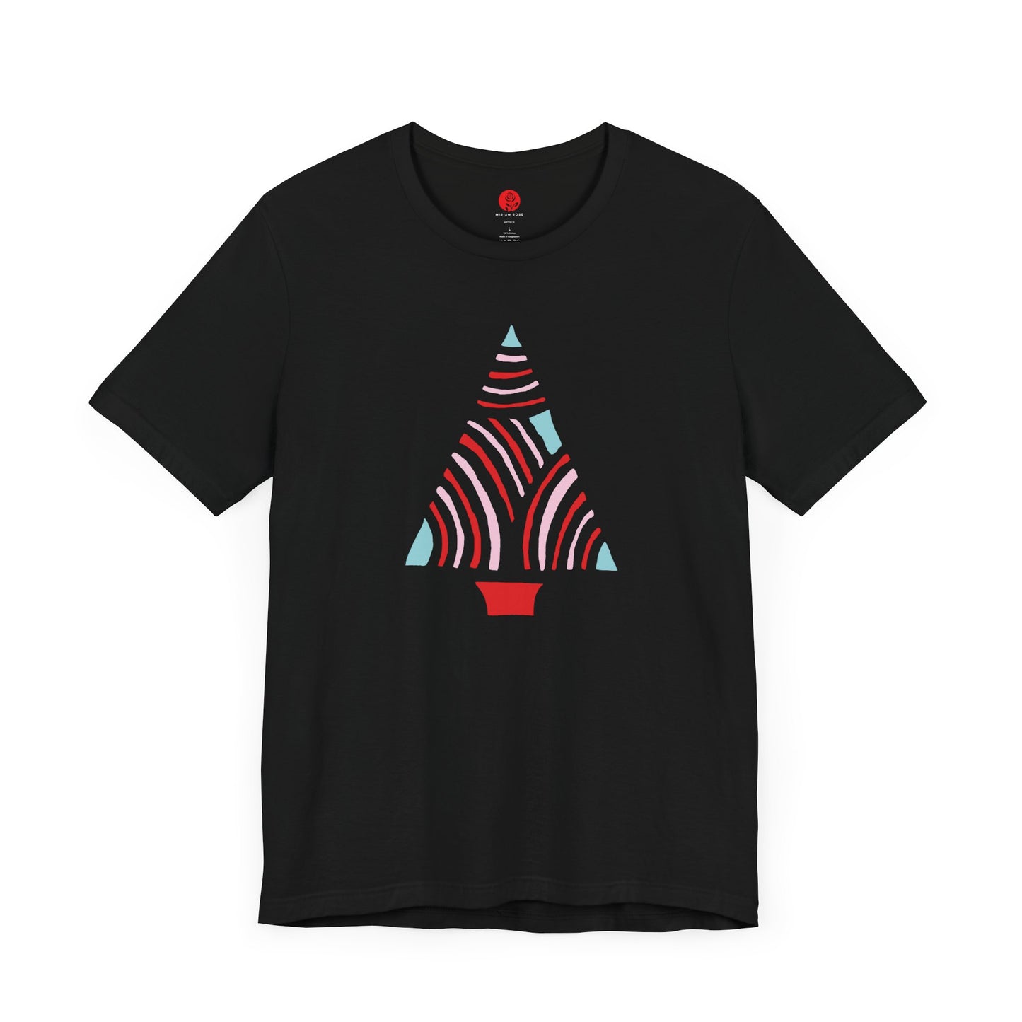 Miriam Rose "Abstract Holiday Tree" Unisex Jersey Short Sleeve Tee (MRTS76RCP) (+2 colors)