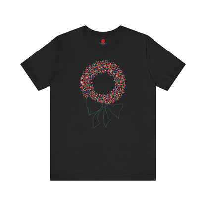 Miriam Rose "Holiday Wreath" Unisex Jersey Short Sleeve Tee (MRTS082HW) (3+ colors)