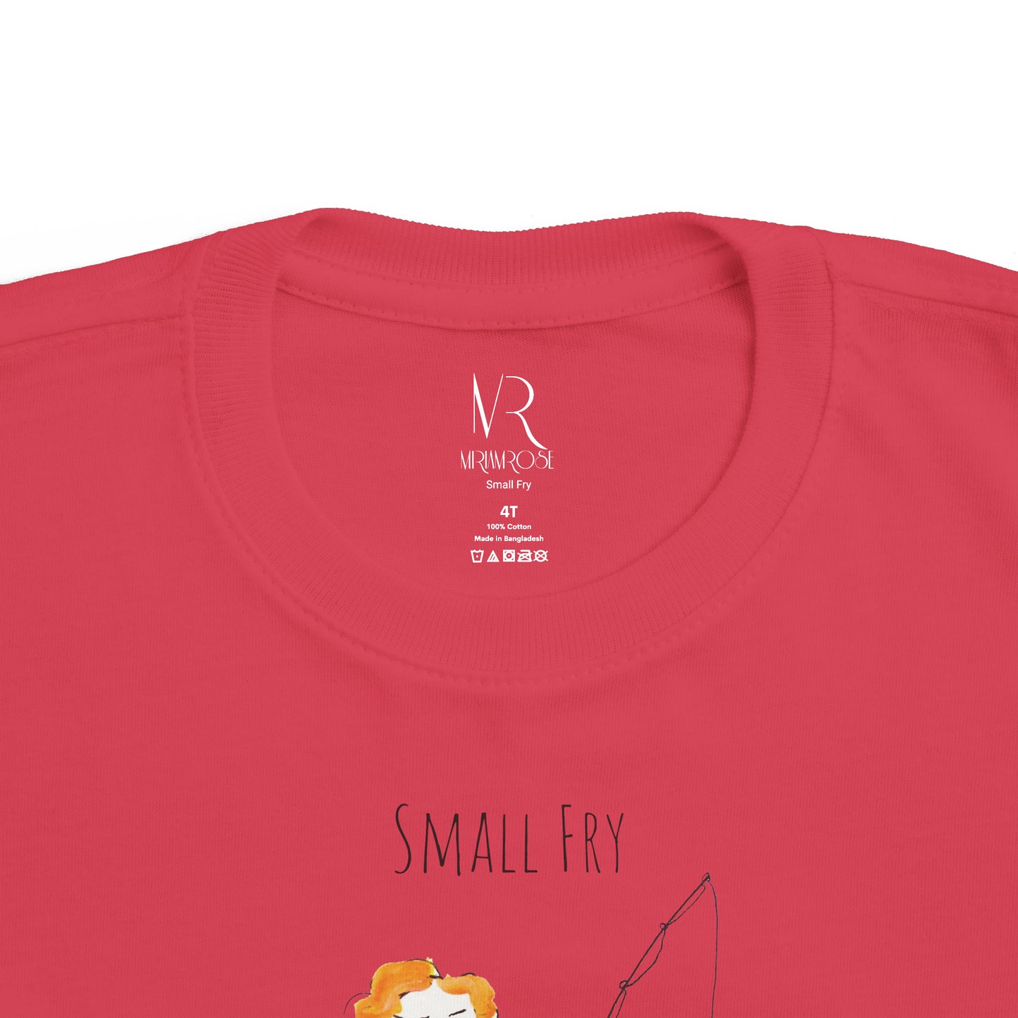 Miriam Rose Toddler "Small Fry" 100% Cotton Unisex T-Shirt (+8 colors)