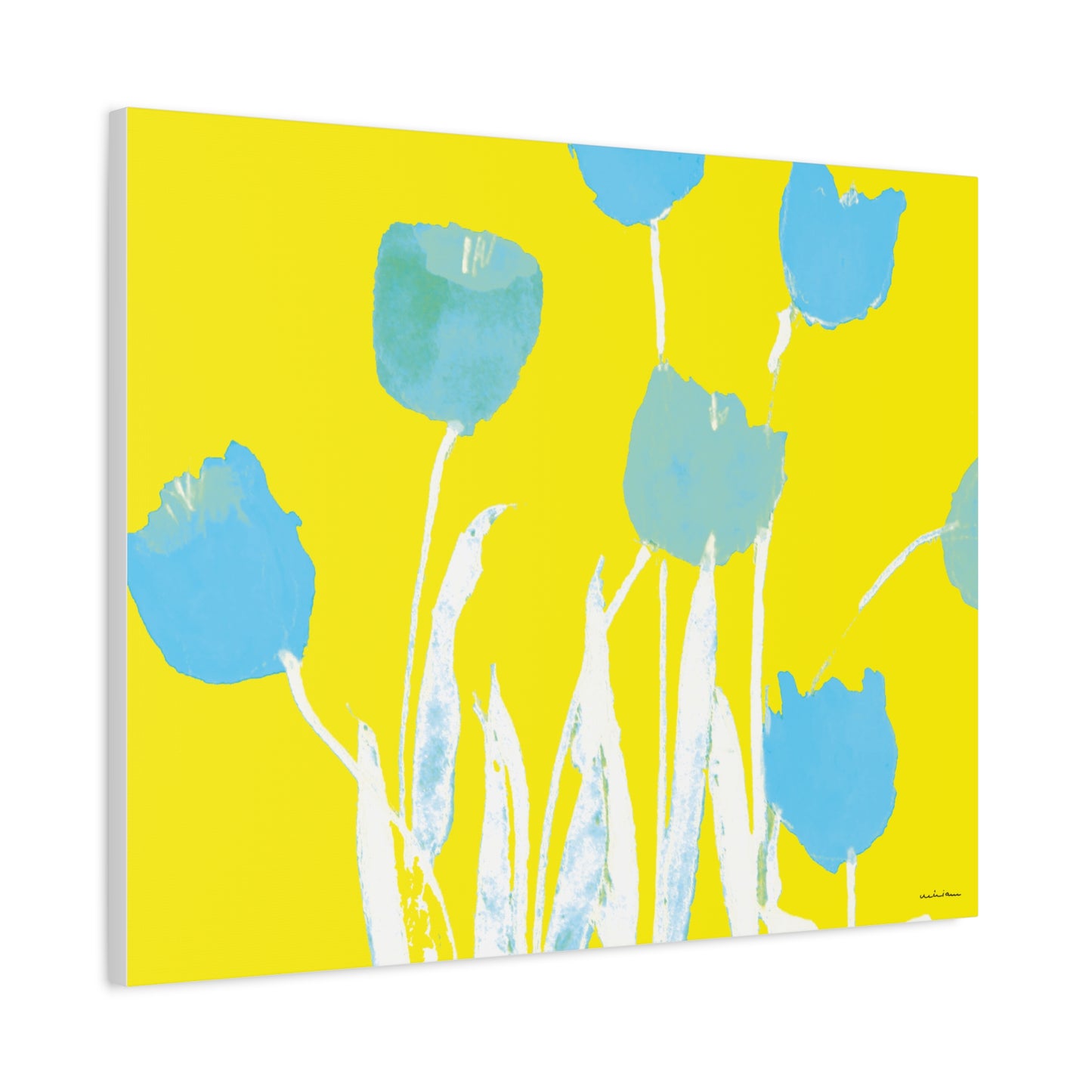 Miriam Rose "Turquoise Tulips" Fine Art Print