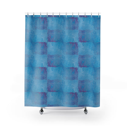 Miriam Rose "Blue Heather" Shower Curtain