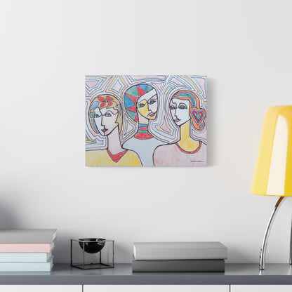 Miriam Rose "Trois Femmes en Couleur" Fine Art Print