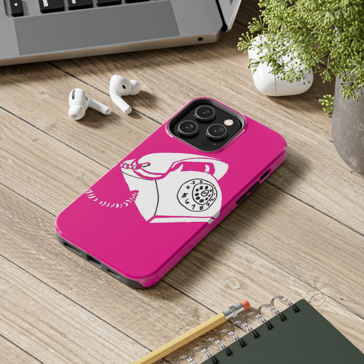 Miriam Rose "Pink Dial Nostalgial" Phone Case