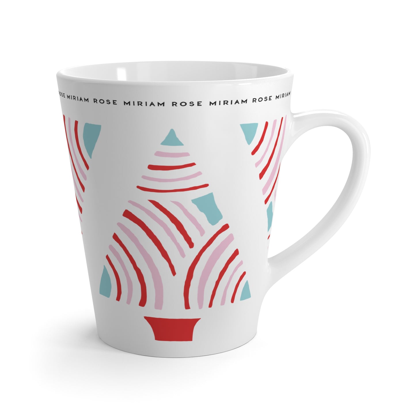 Miriam Rose "Abstract Xmas Tree" Mug (MRM076RCP)