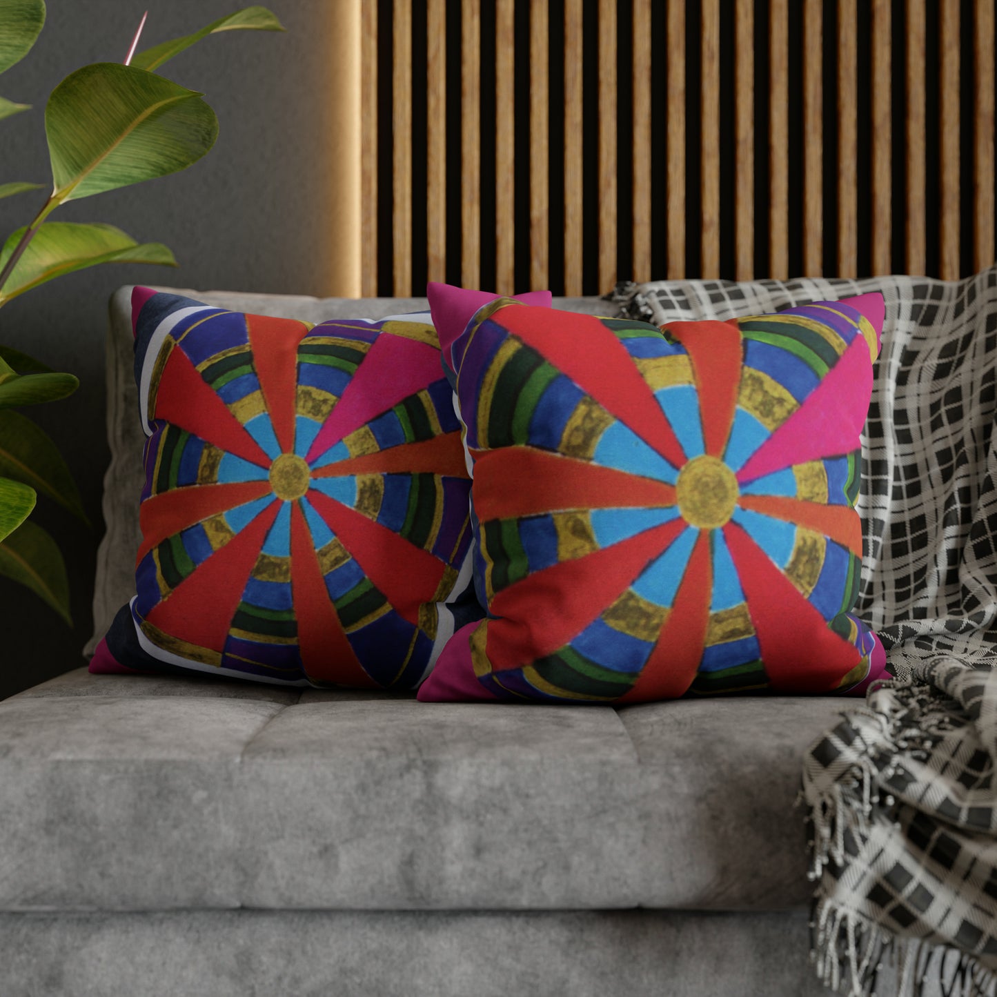 Miriam Rose "Pinwheel" Indoor Accent Pillow Cover