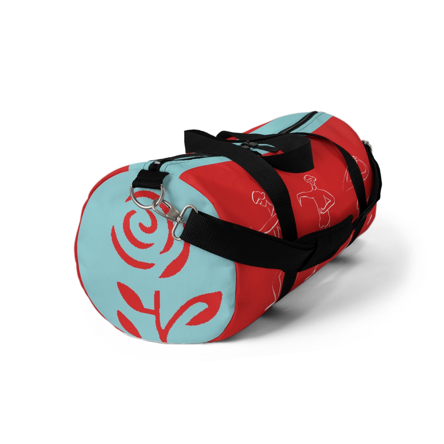 Miriam Rose "Interpretive Dance" WKNDR Duffle Bag (Red / Cyan)