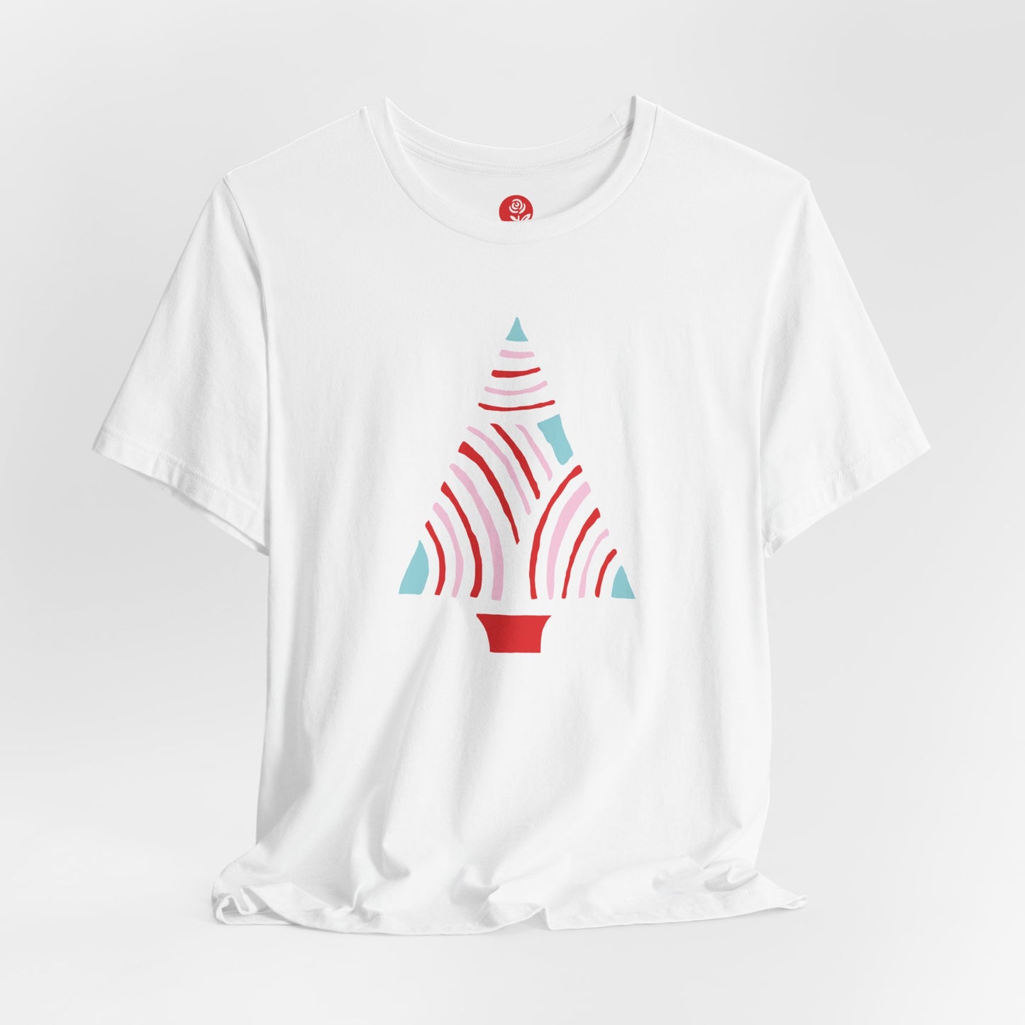 Miriam Rose "Abstract Holiday Tree" Unisex Jersey Short Sleeve Tee (MRTS76RCP) (+2 colors)