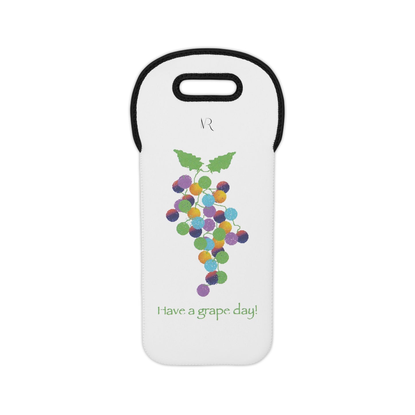 Miriam Rose "Have A Grape Day" Insulated Wine Tote Bag