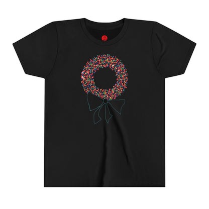 Miriam Rose "Holiday Wreath" Youth Short Sleeve Tee (MRTS082HW) (+3 colors)