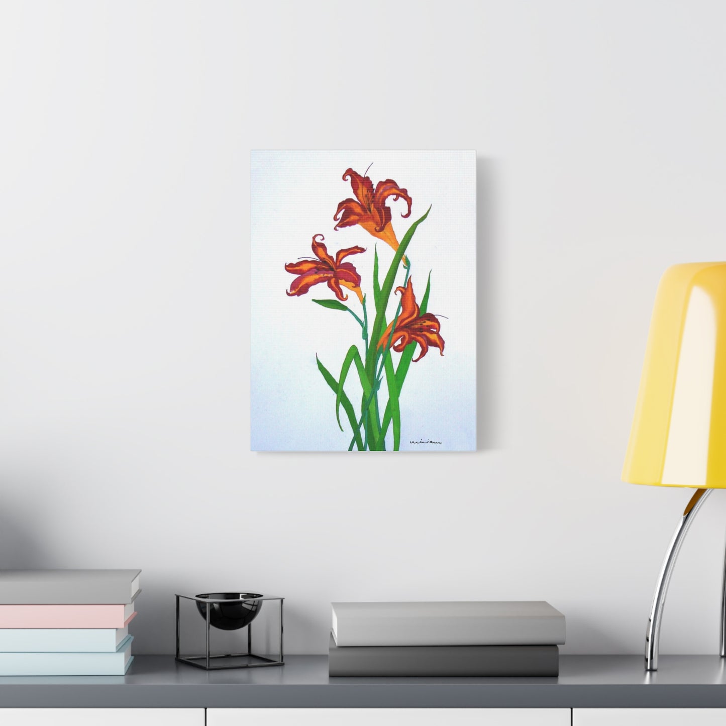 Miriam Rose "Red Lillies" Fine Art Print