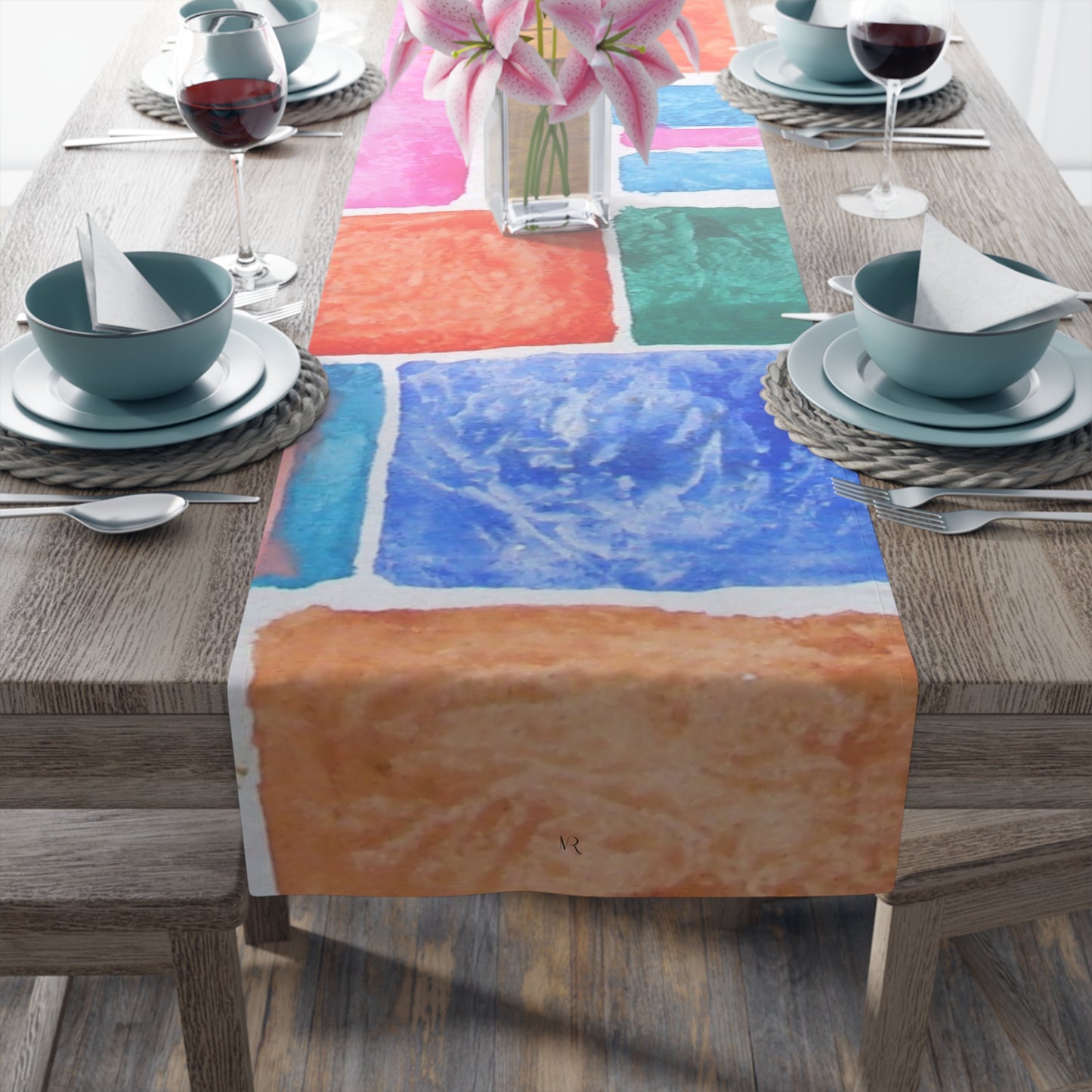 Miriam Rose "Mosaic" Table Runner