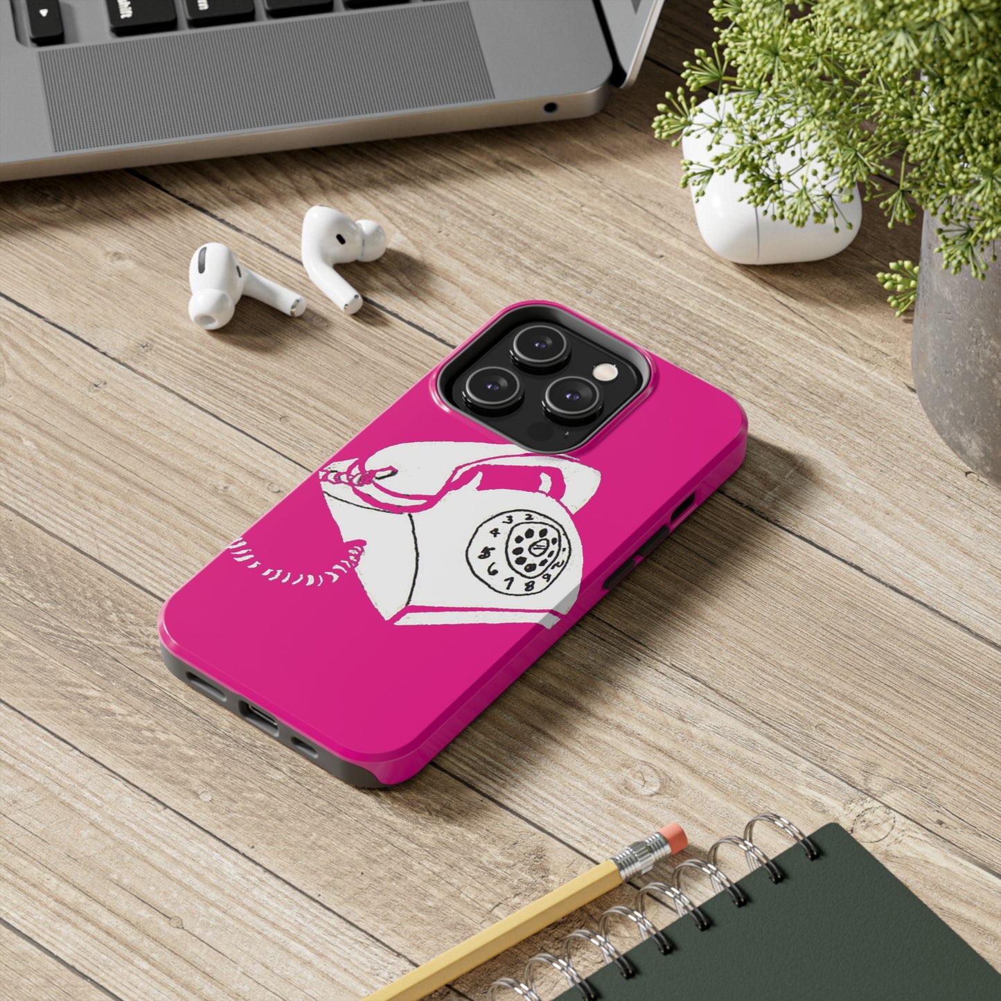 Miriam Rose "Pink Dial Nostalgial" Phone Case